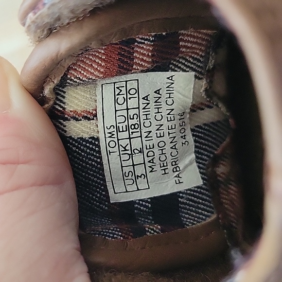 Tom's chukka boots size toddler 3 - Picture 5 of 5